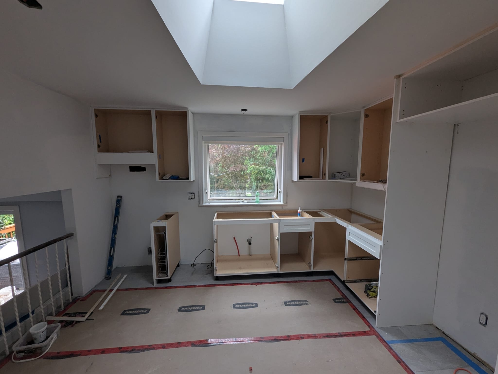 Before — Two Bathrooms and Kitchen Renovation Mississauga