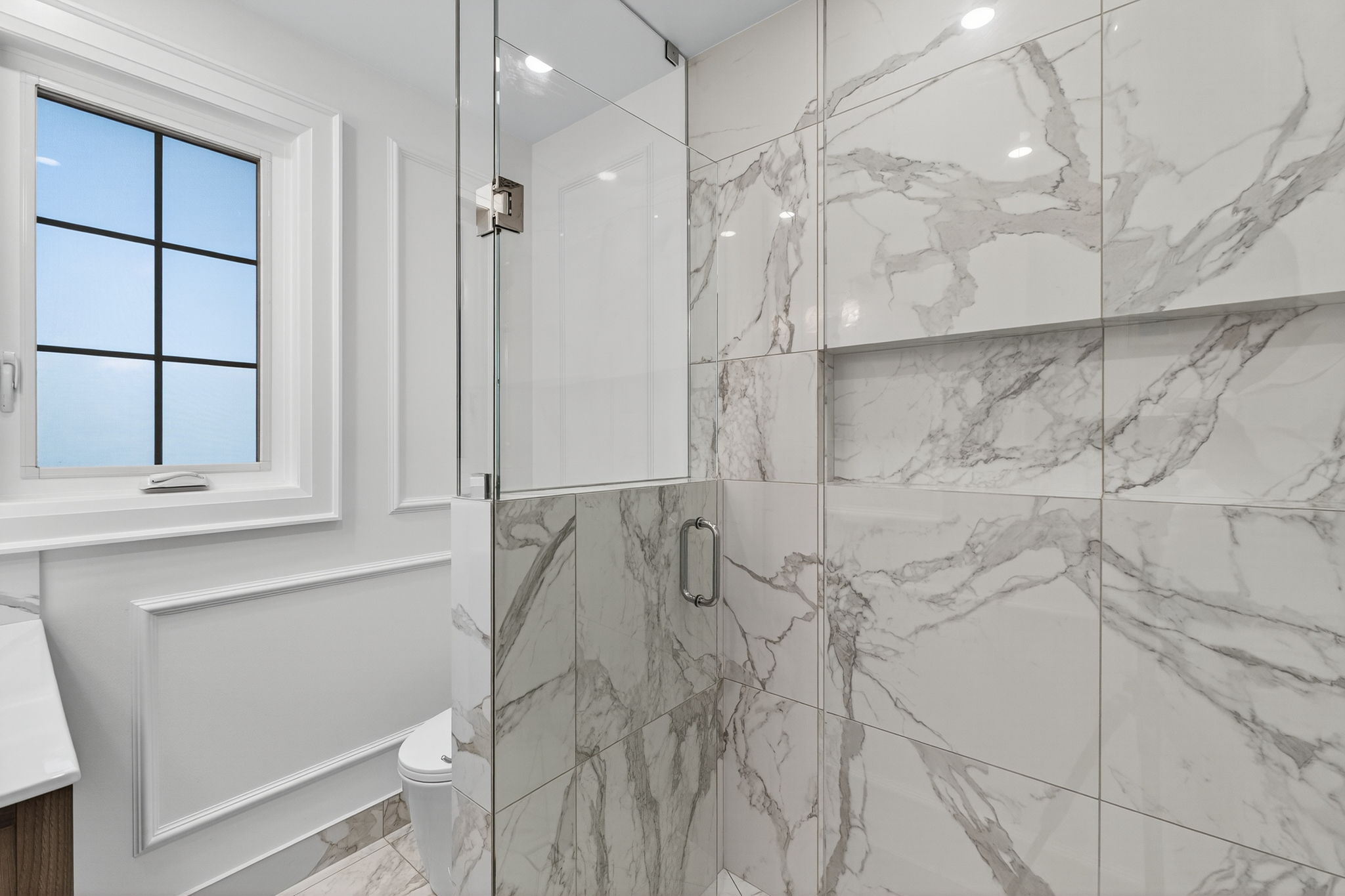 Bathroom renovation in historic Etobicoke home