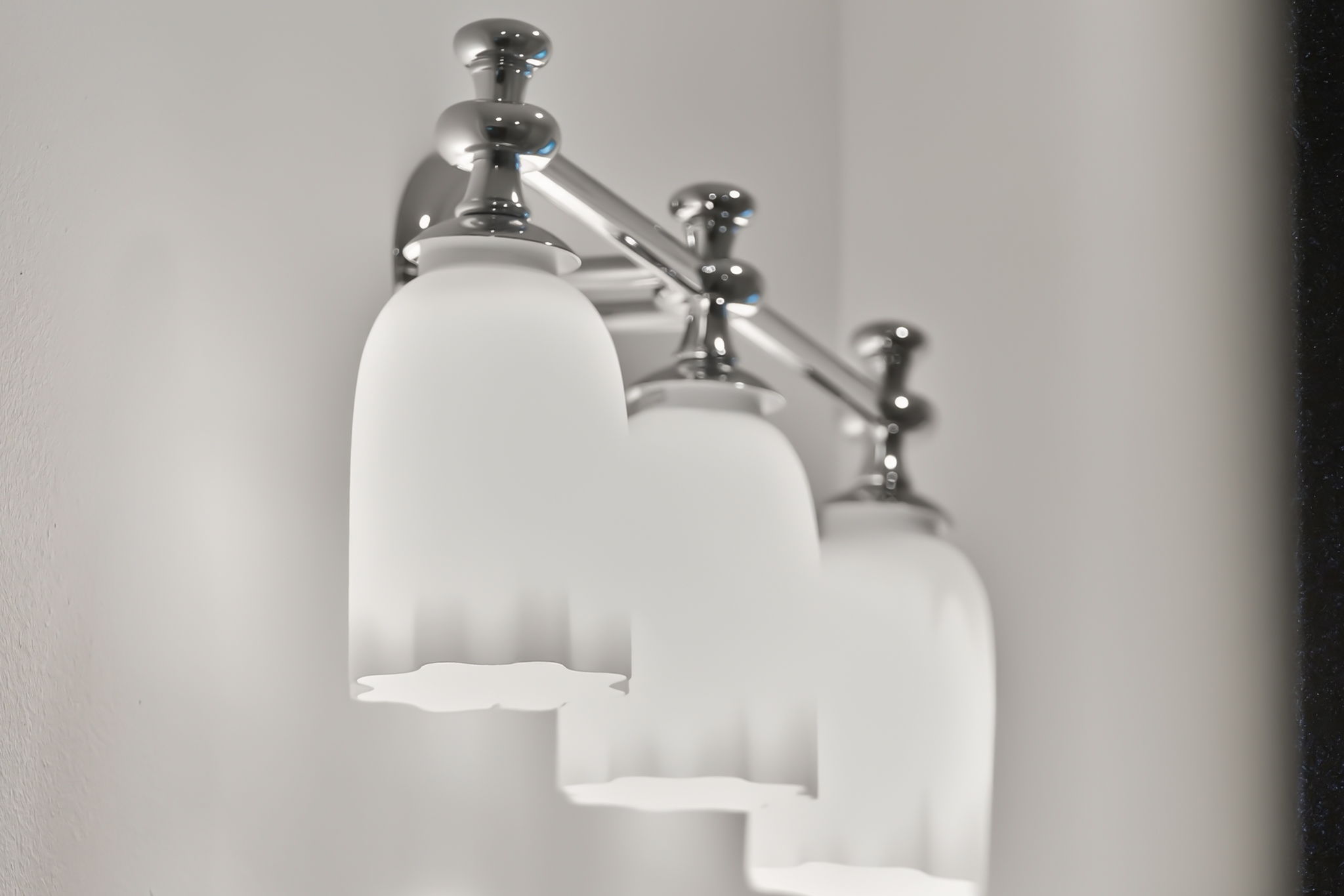 Shower glass door and frameless enclosure