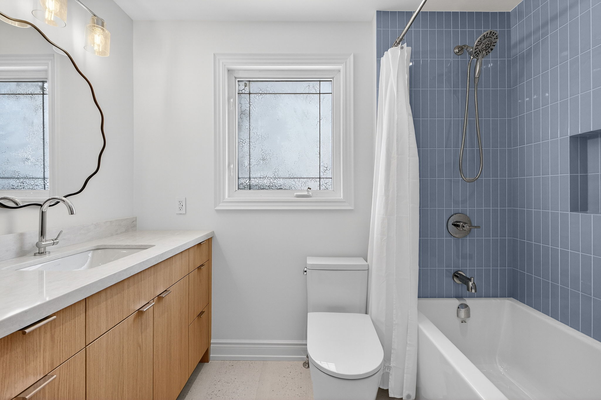 Family bathroom renovation detail Mississauga