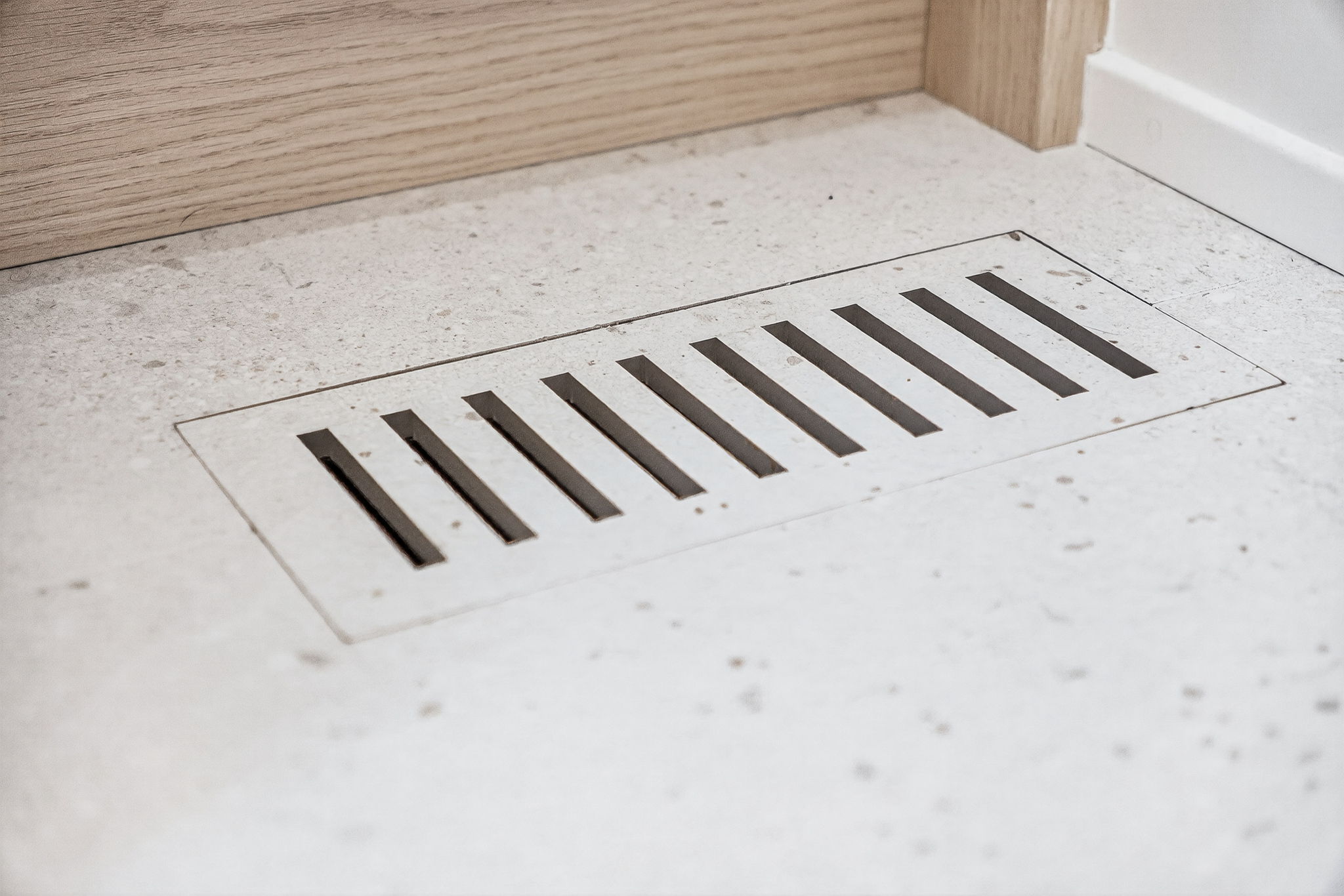 Arched gold mirrors and gold bar sconces master bathroom Mississauga