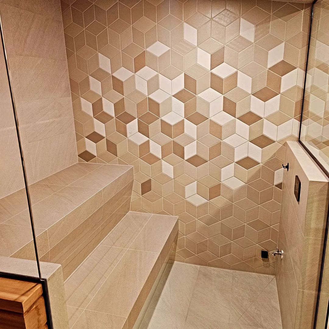 Custom sauna tile work Toronto - heat-resistant tile and premium finishes