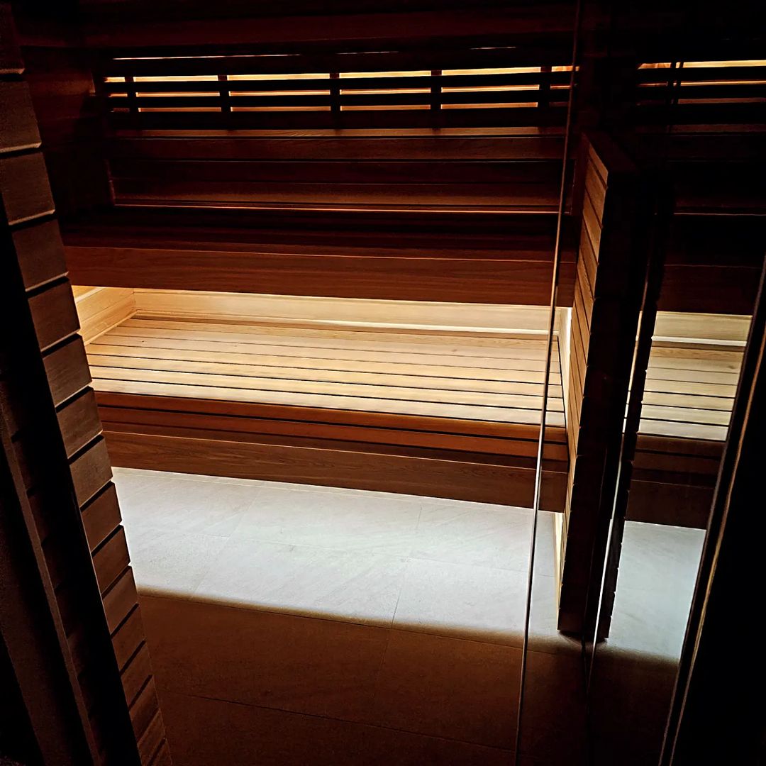 Sauna interior tile installation Toronto - Chris Tile & Renovations
