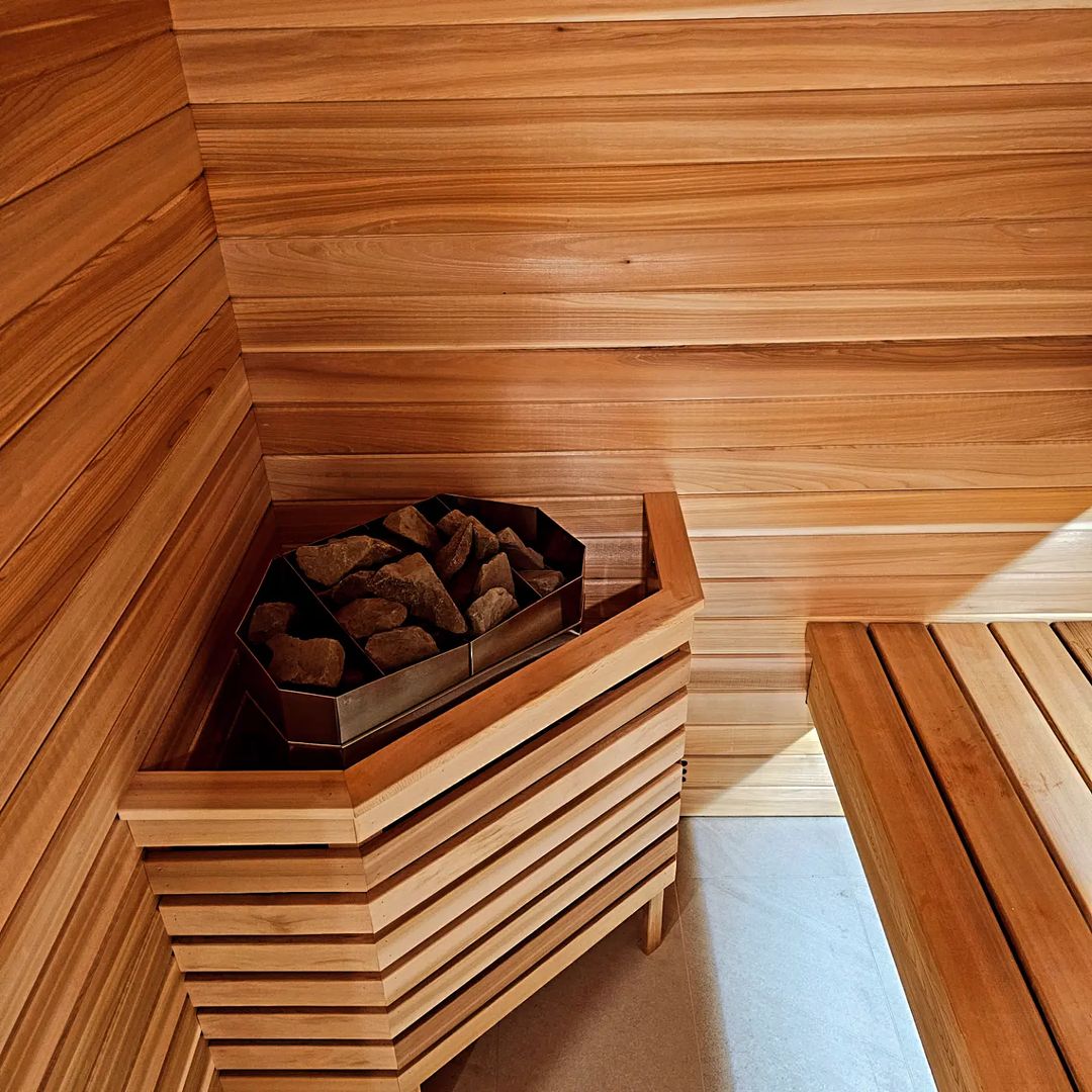 Completed bathroom and sauna renovation Toronto - luxury custom finishes