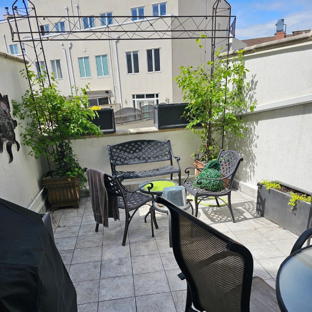 Above-garage terrace waterproofing and tile Toronto - Chris Tile & Renovations