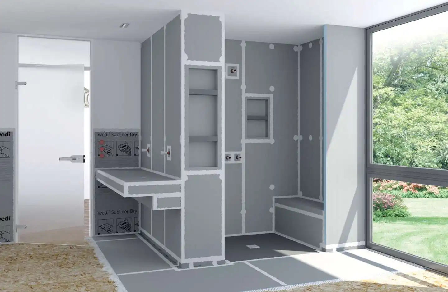 Renovation build in progress